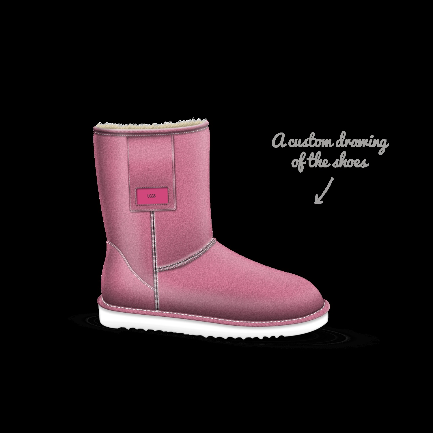Custom made ugg boots hot sale