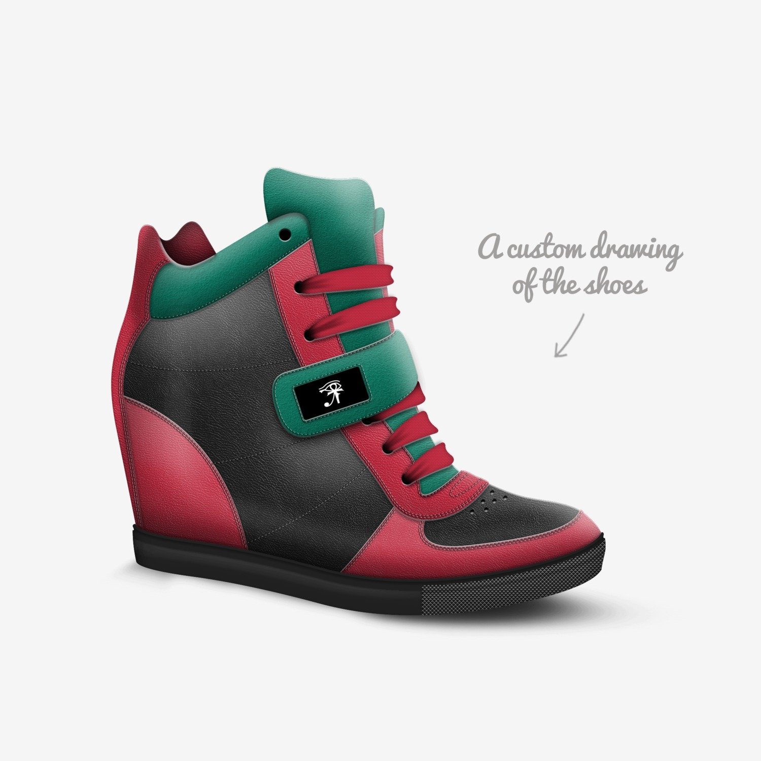 Mrs. Garvey custom made in Italy shoes by Dnbe Apparel | Sketch view