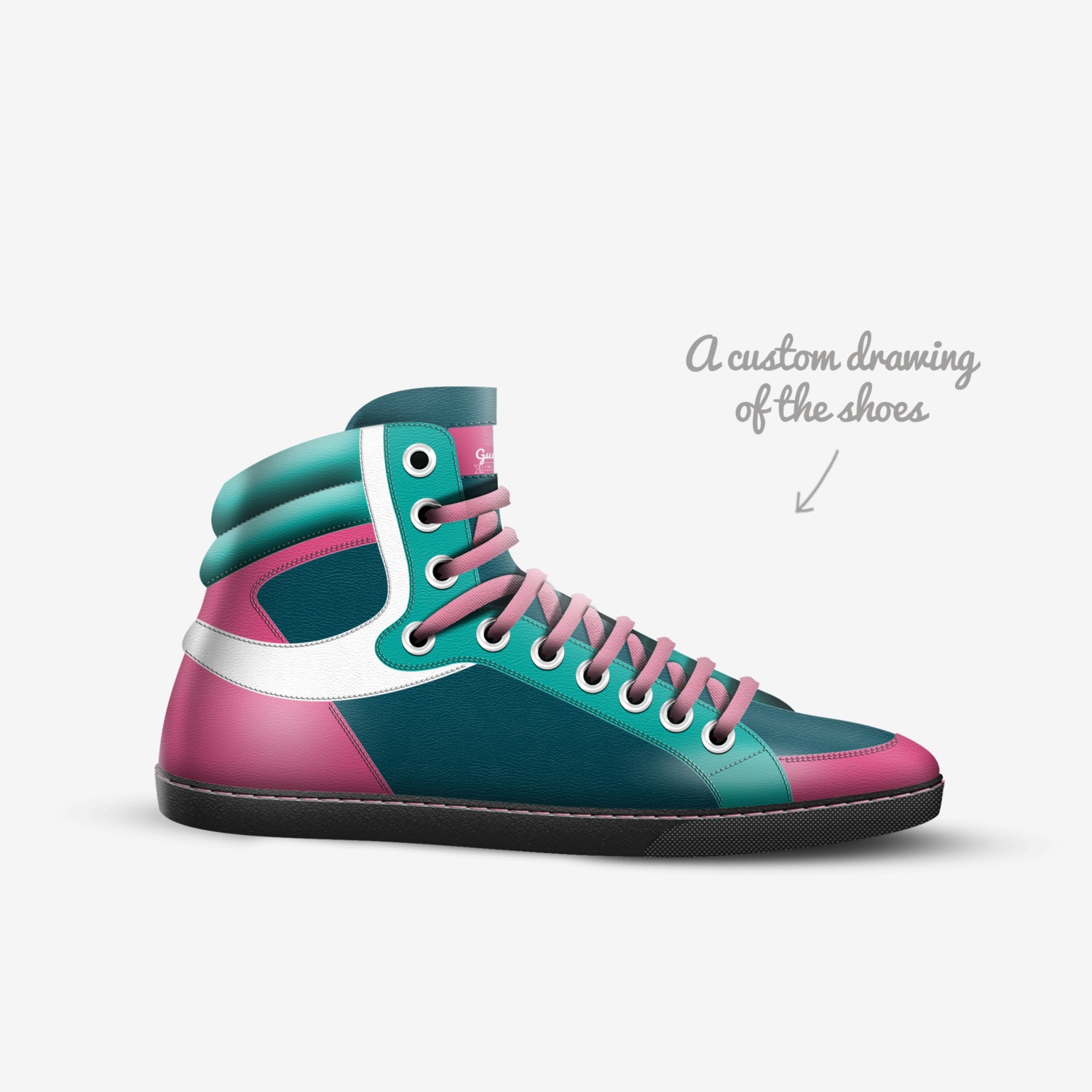 Gum Gum! custom made in Italy shoes by Samuel Wayzeer | Sketch view