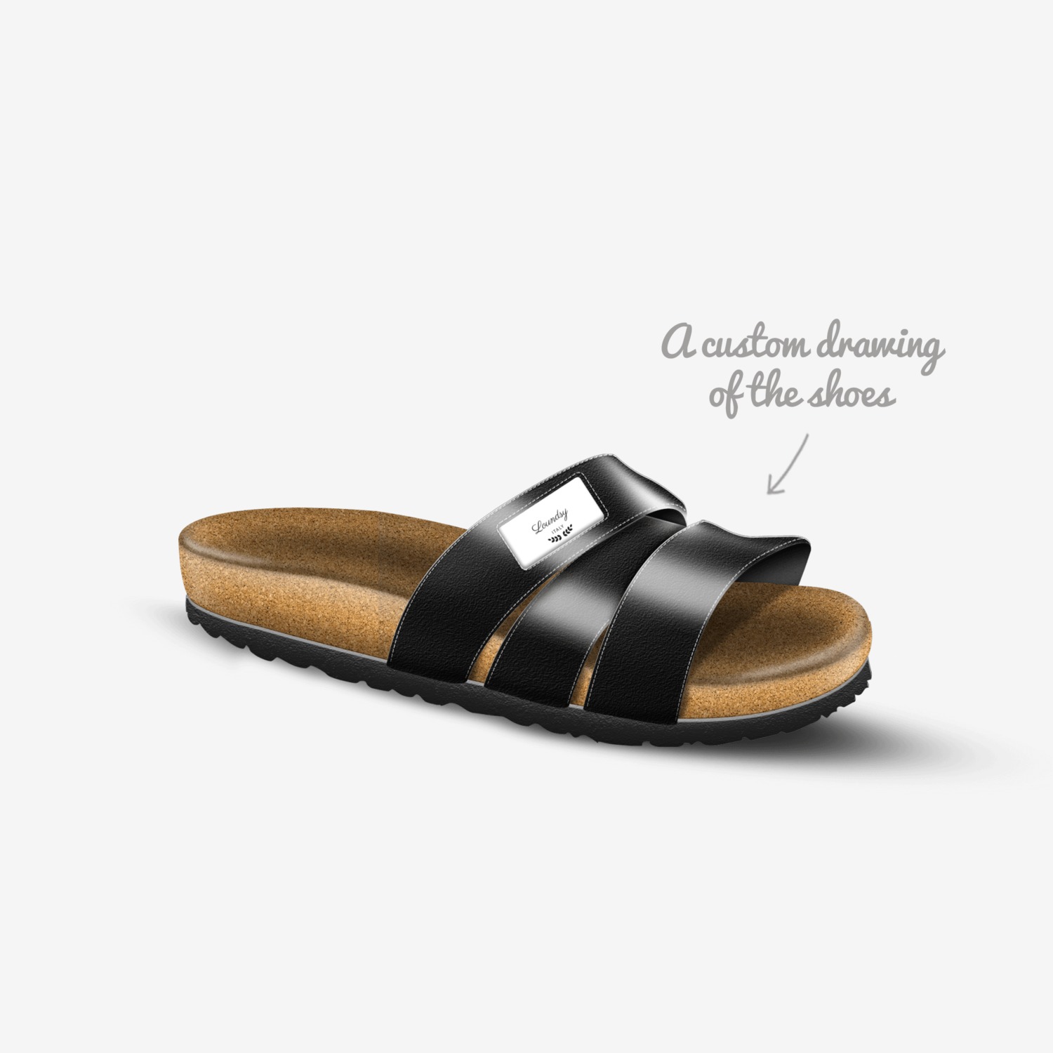 Loundsy  custom made in Italy shoes by Daryl Lounds | Sketch view