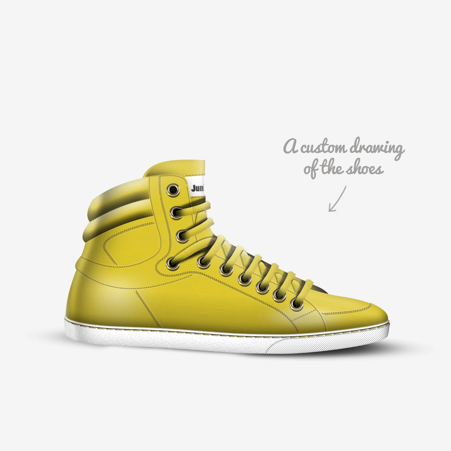 Street Gang custom made in Italy shoes by King Junior | Sketch view
