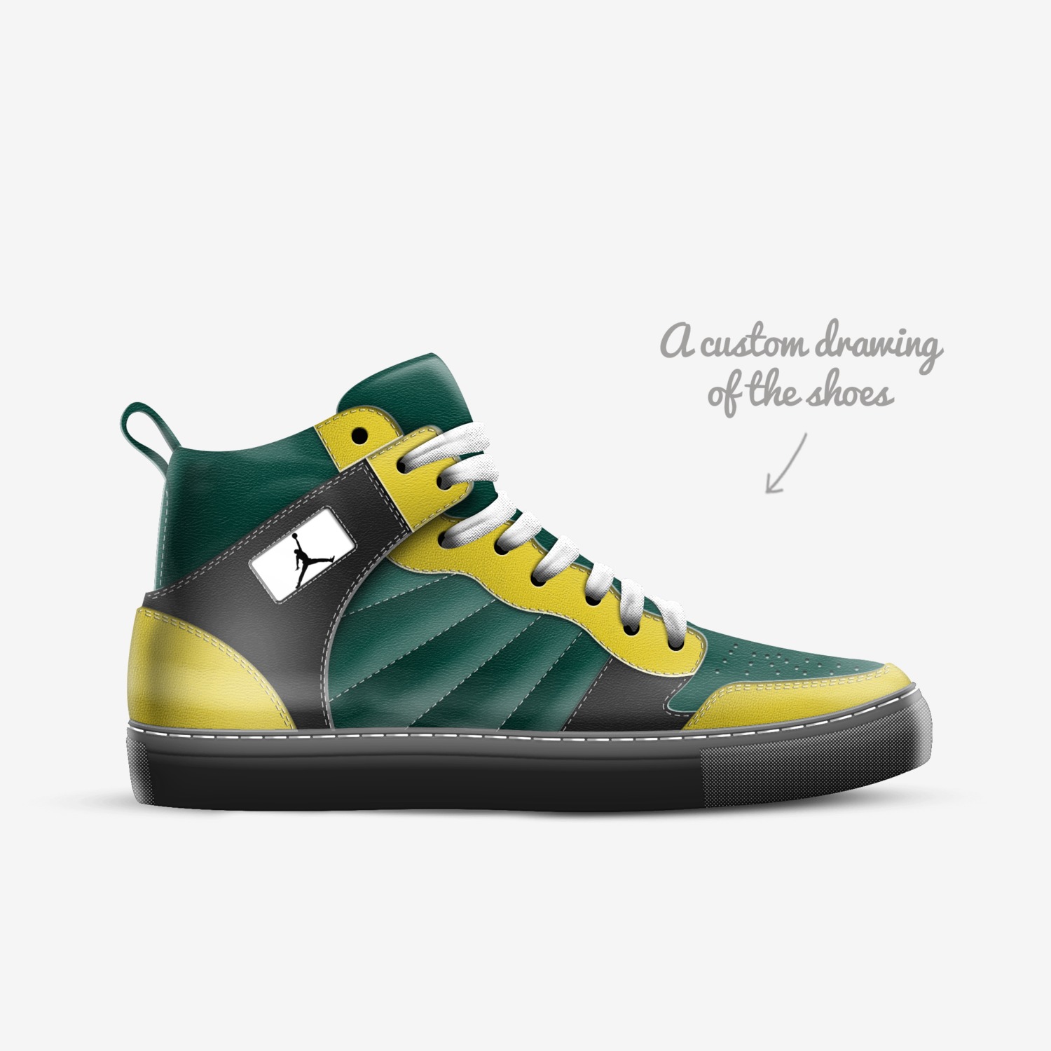 spartans custom made in Italy shoes by Adam | Sketch view