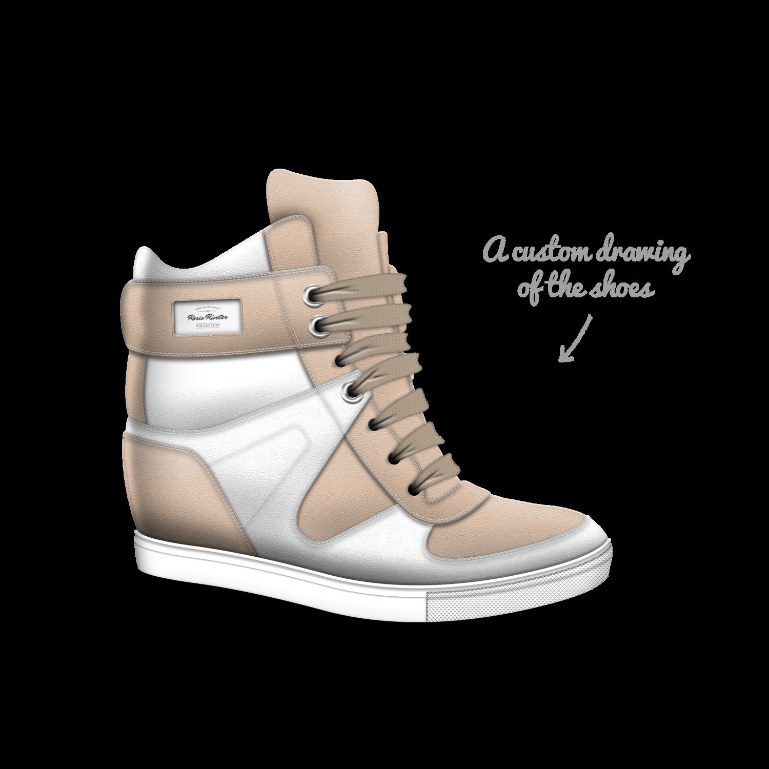 Rosie Riveter A Custom Shoe concept by Danneke Mina