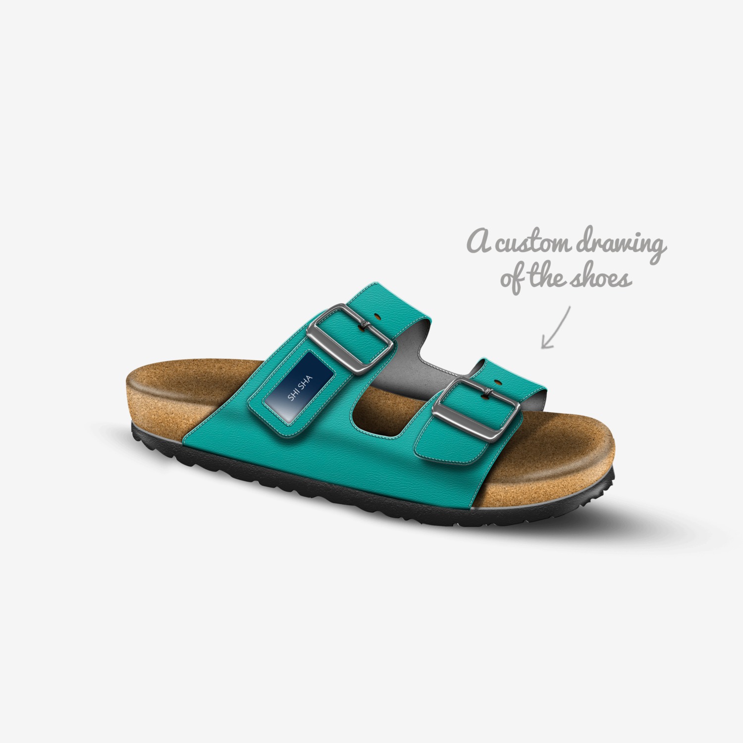 SHI SHA custom made in Italy shoes by Shi Sha | Sketch view