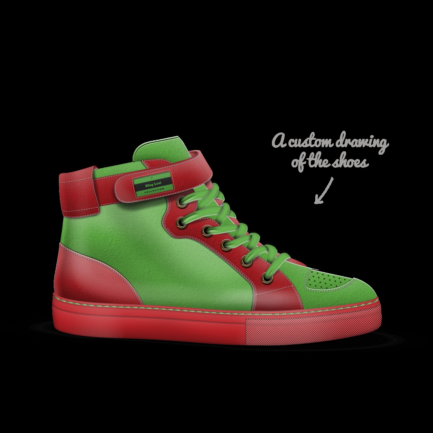 Green sales levi shoes