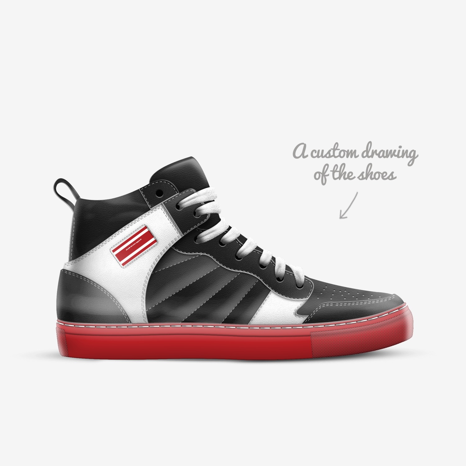 Kingz Nation custom made in Italy shoes by Nation Of Kingz | Sketch view
