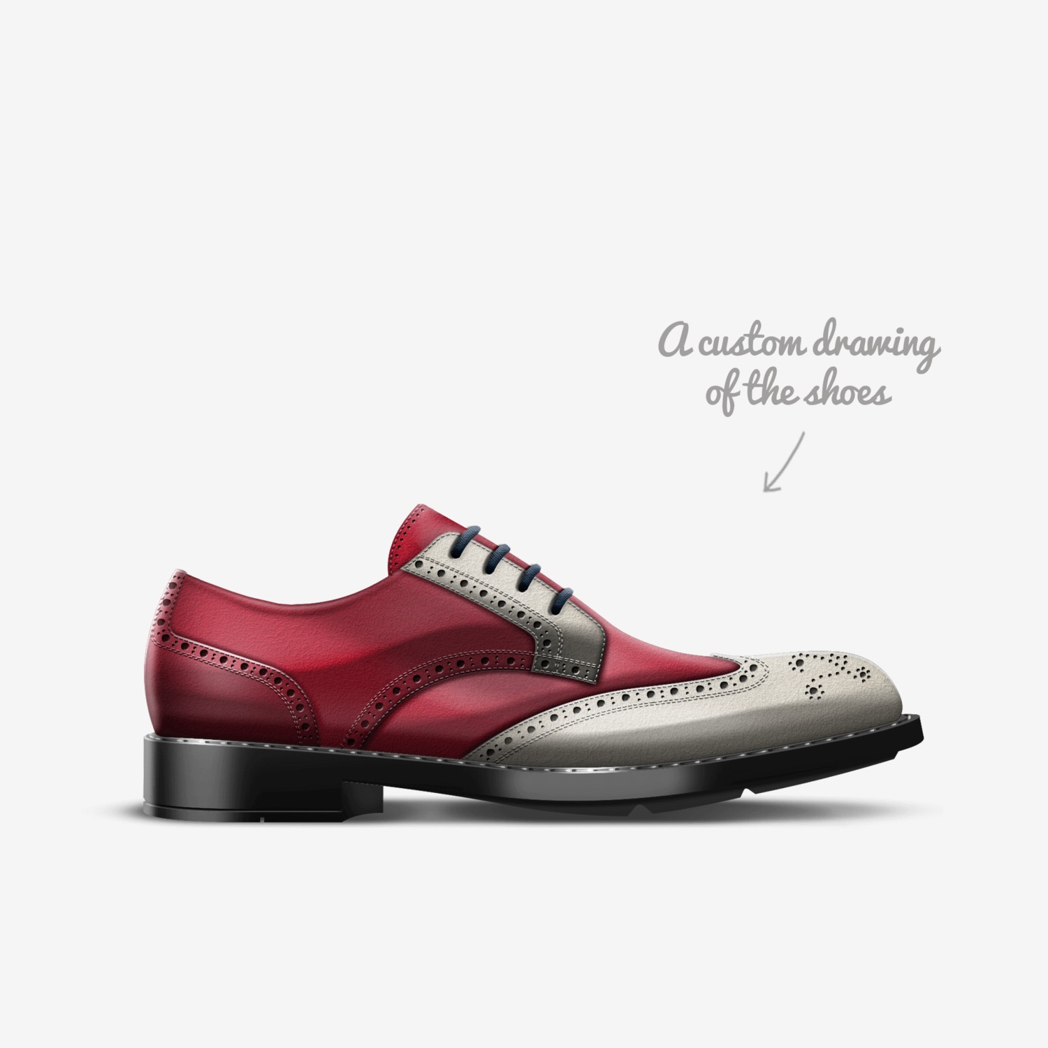 my shoe custom made in Italy shoes by Nazir Bhagat | Sketch view