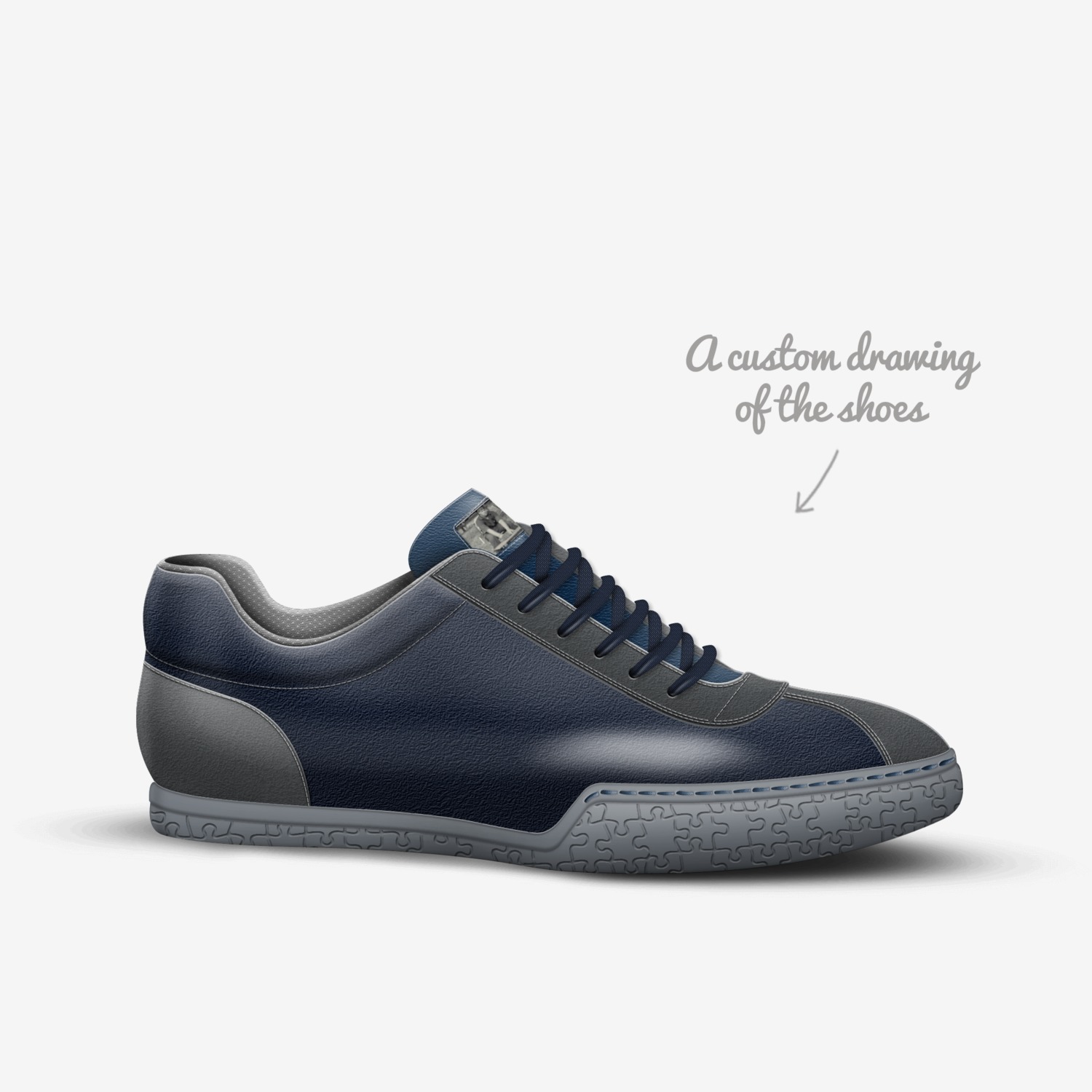 DEATH  custom made in Italy shoes by Joseph Forest | Sketch view