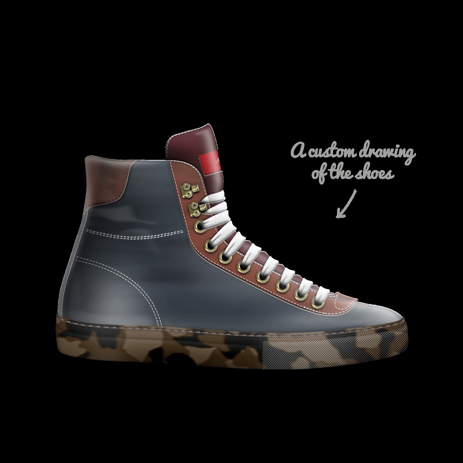 GQ Fresh A Custom Shoe concept by Jabril Brown