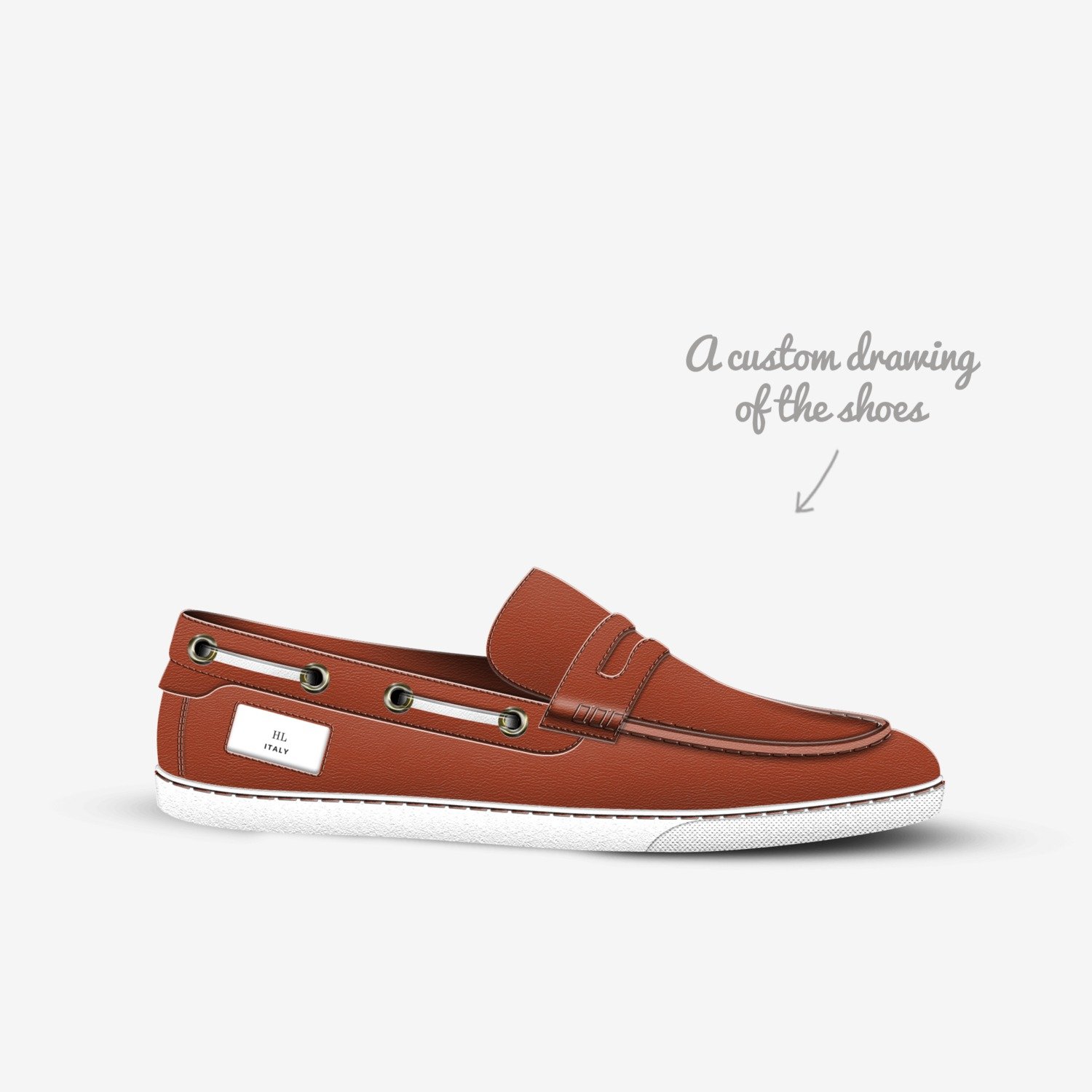 Nina 2 custom made in Italy shoes by Nina Hampton | Sketch view