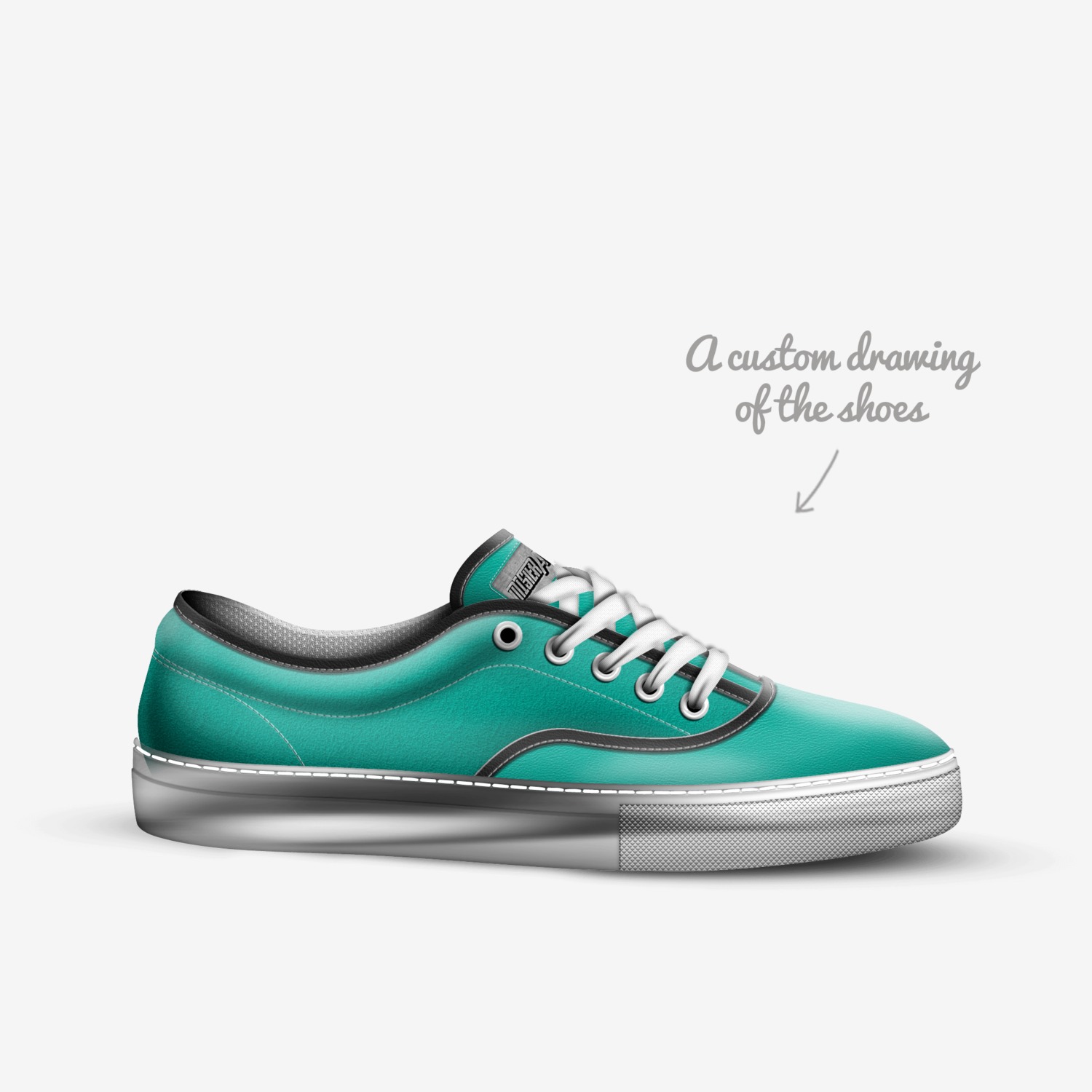 K.L BRAND  custom made in Italy shoes by Carl Lowe | Sketch view