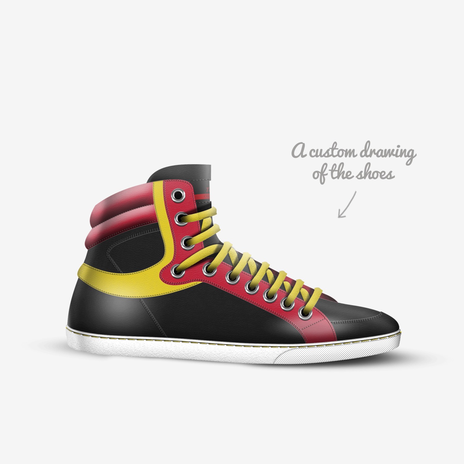 The CW custom made in Italy shoes by Alex | Sketch view
