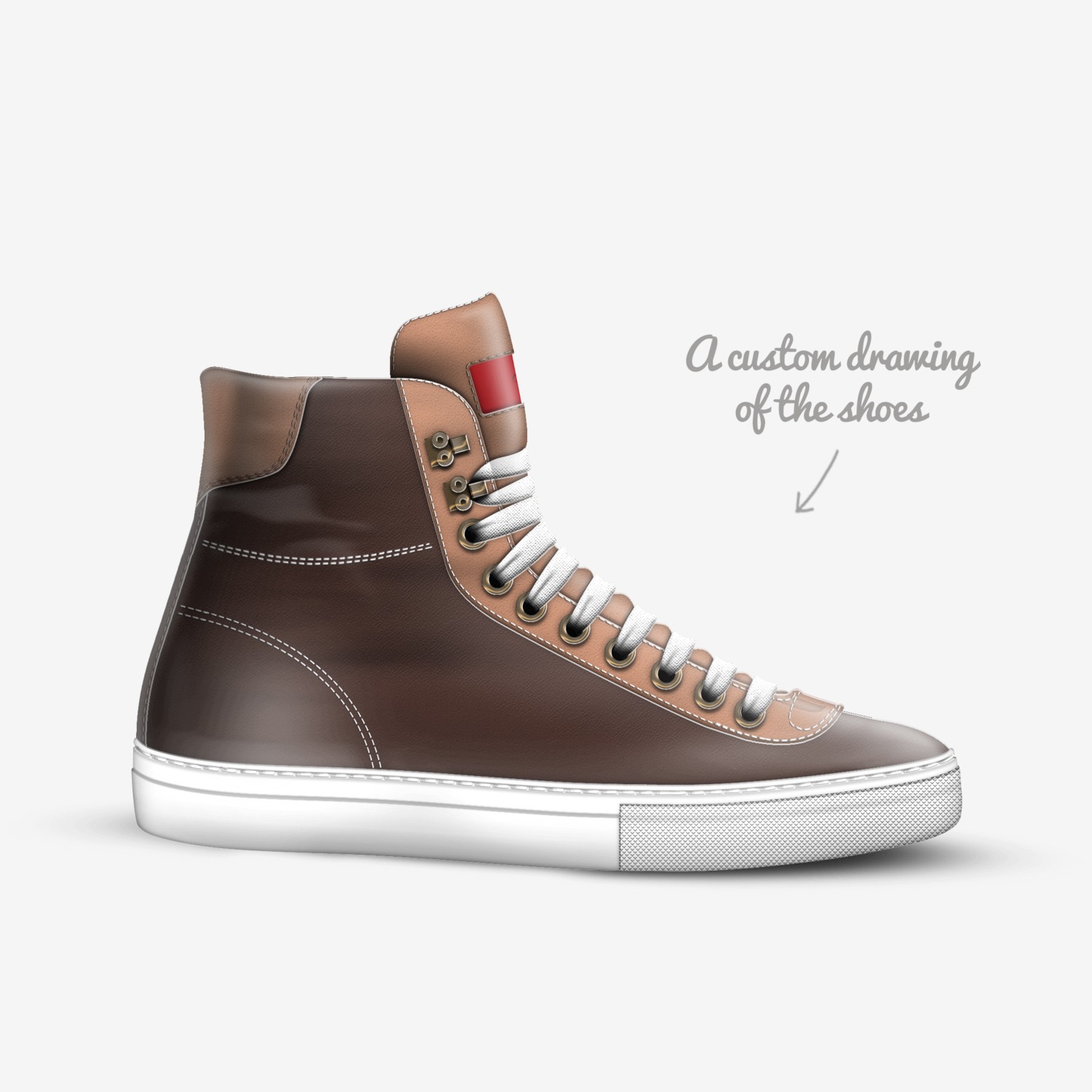 Pimp custom made in Italy shoes by Bigdick | Sketch view