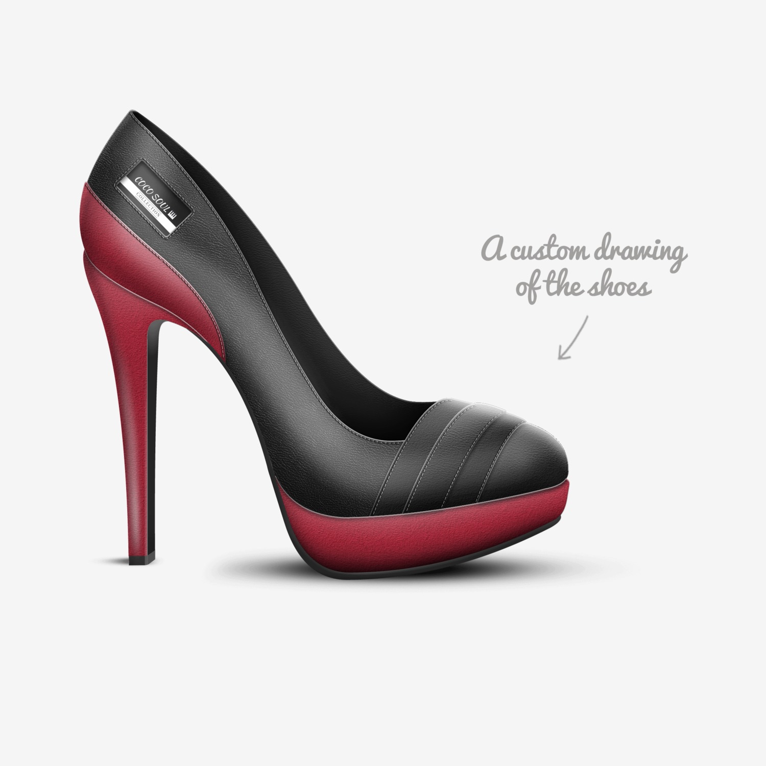COCO SOUL 🎼 custom made in Italy shoes by Rundell Irvin | Sketch view