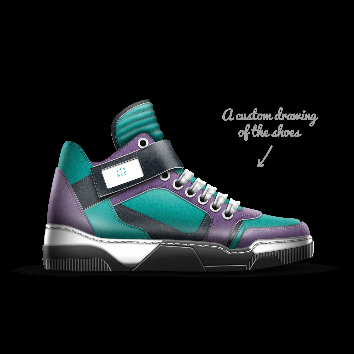 K.O.Eeez A Custom Shoe concept by Cortez Wilson