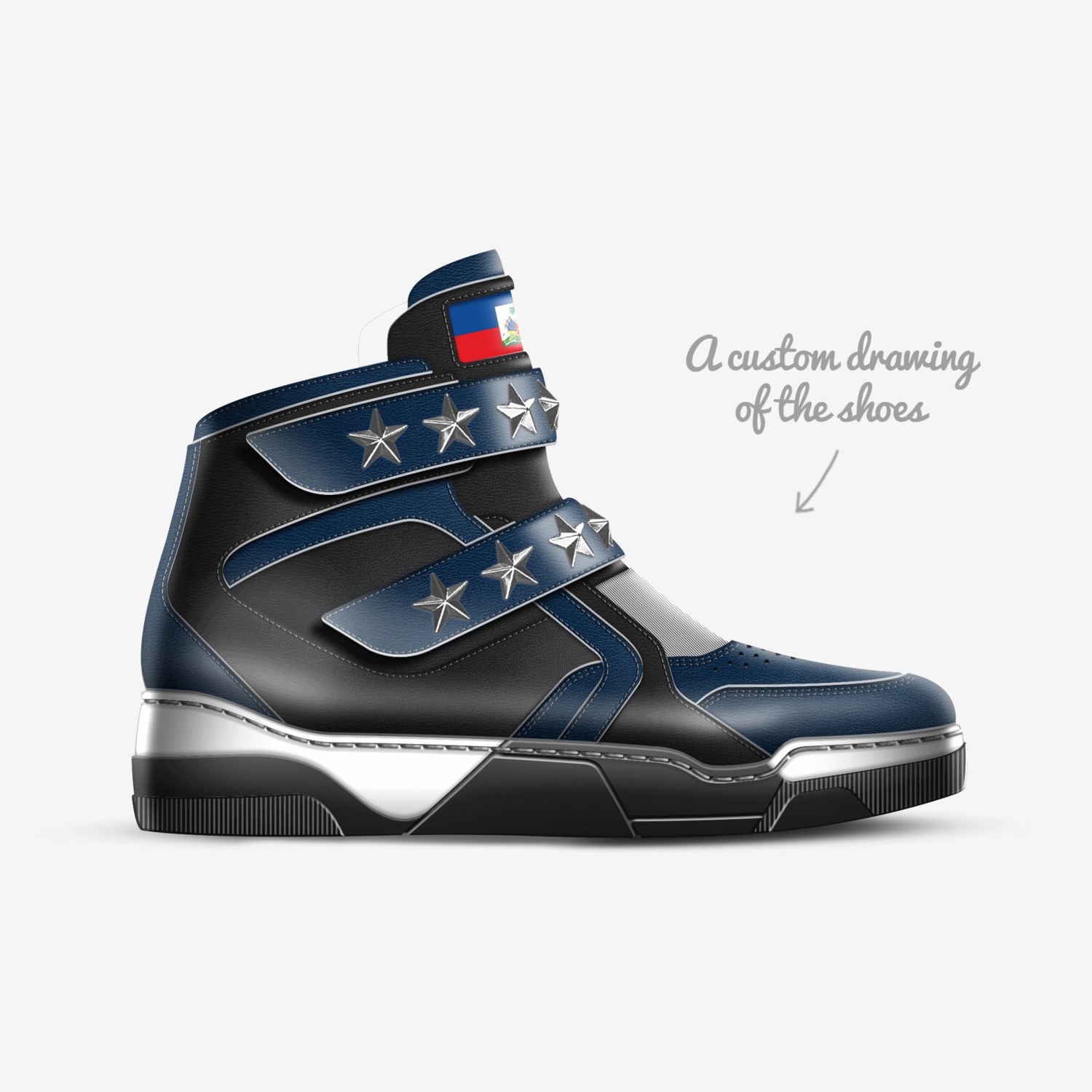 New tops custom made in Italy shoes by The Jacques | Sketch view