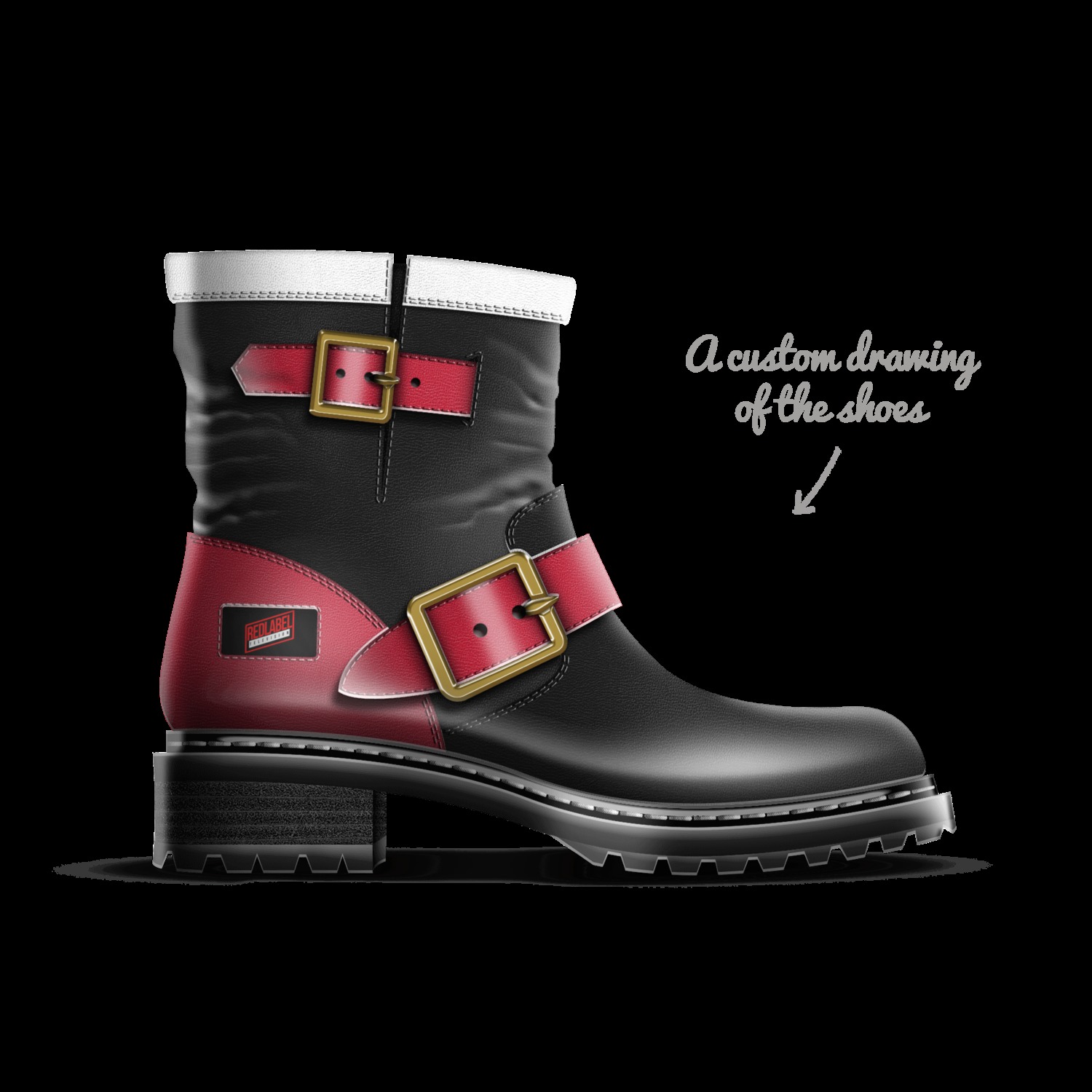 Red Label | A Custom Shoe concept by Kenneth Nightengale