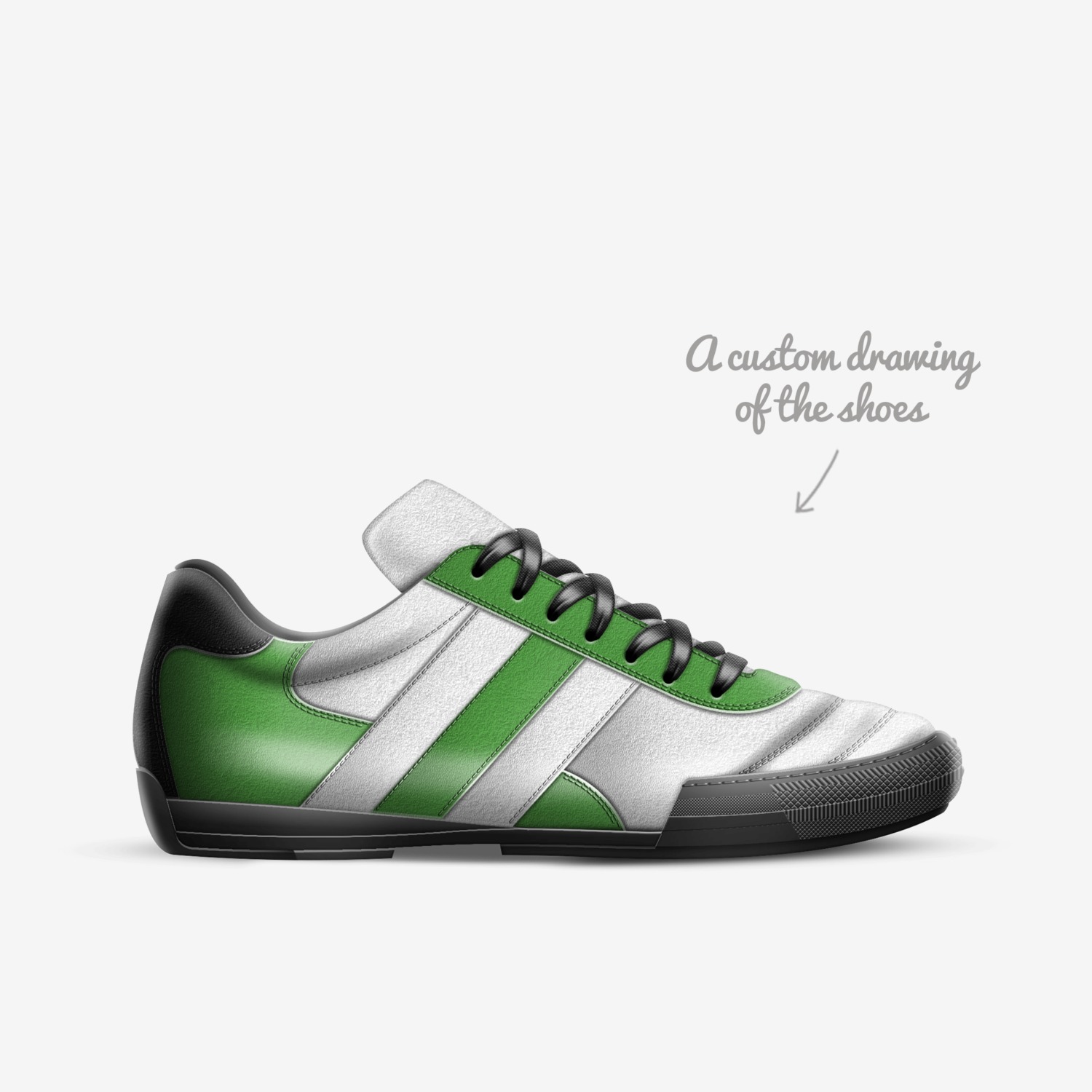 asas custom made in Italy shoes by Luca Sas | Sketch view
