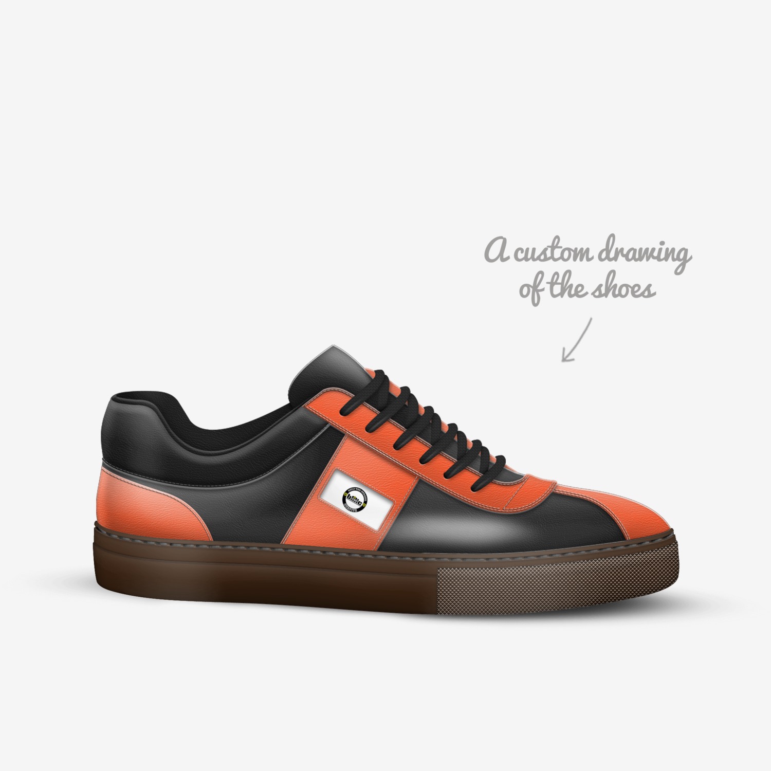 bMic custom made in Italy shoes by Ephraim Thipe | Sketch view
