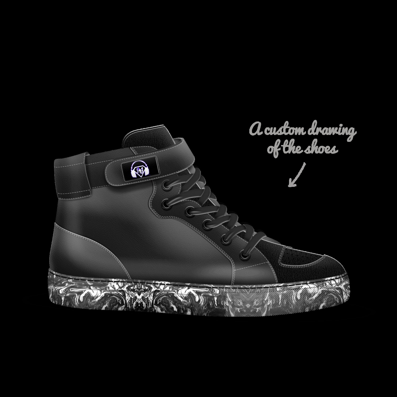Dj KT turntable | A Custom Shoe concept by Kevin Tyler