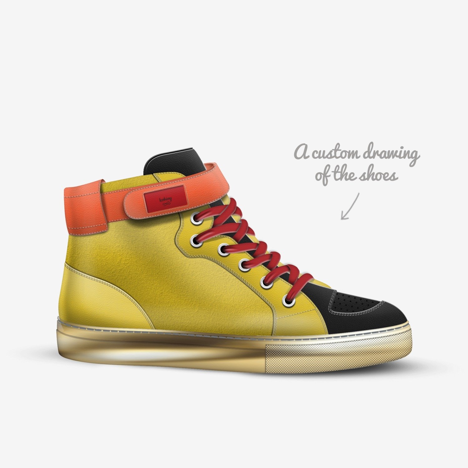 kobioy custom made in Italy shoes by Kobiy | Sketch view