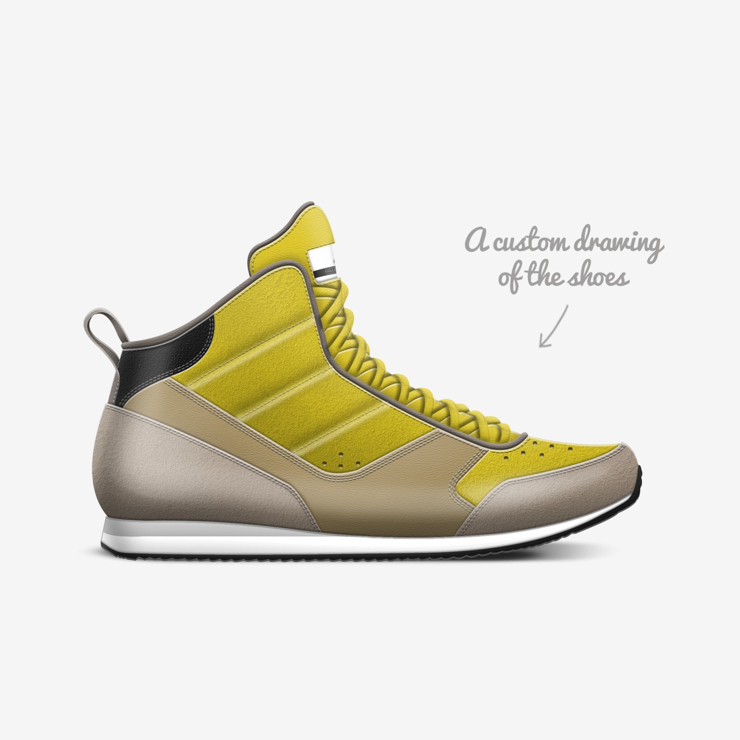 k custom made in Italy shoes by Kobiy | Sketch view