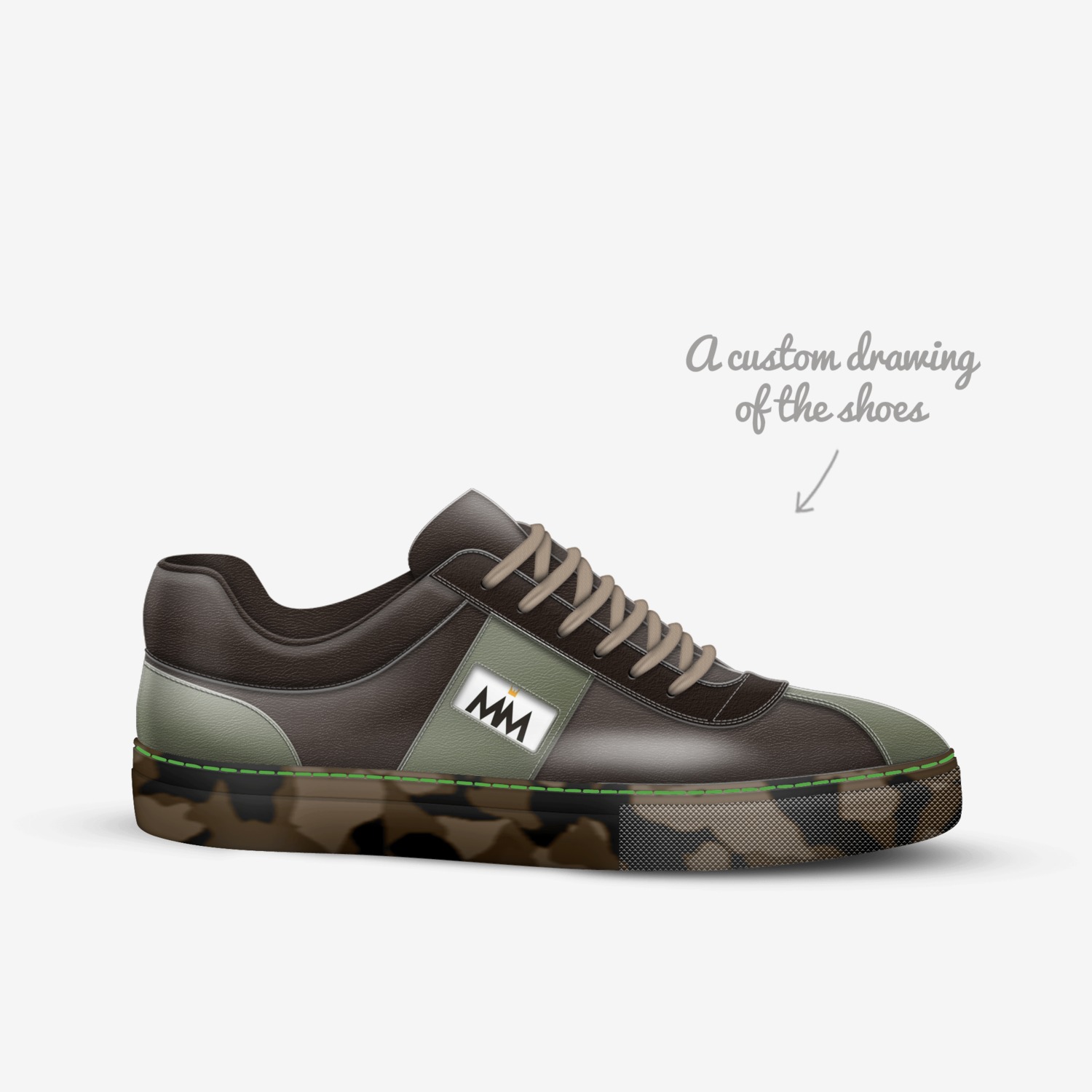Mango man  custom made in Italy shoes by Mango Man | Sketch view