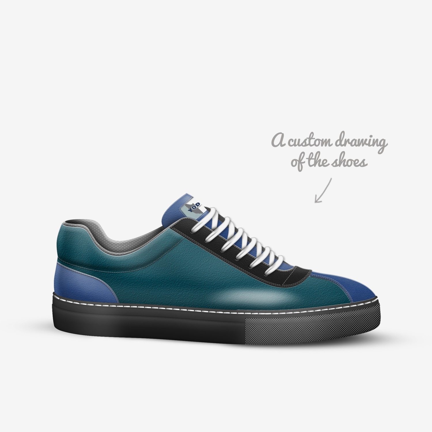 YODDA_agency custom made in Italy shoes by Agency Aliveshoes | Sketch view