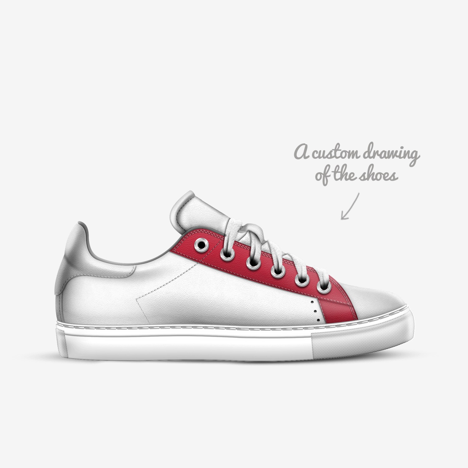 Hshshsh custom made in Italy shoes by Luca Sas | Sketch view