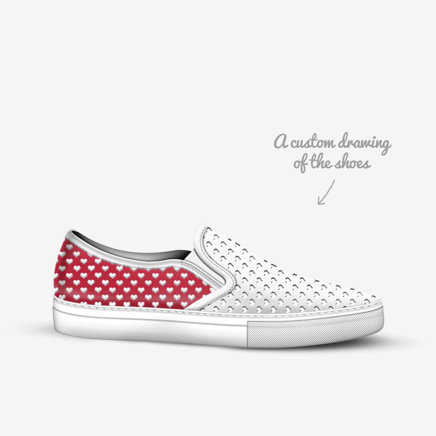 Hggg custom made in Italy shoes by Luca Sas | Sketch view