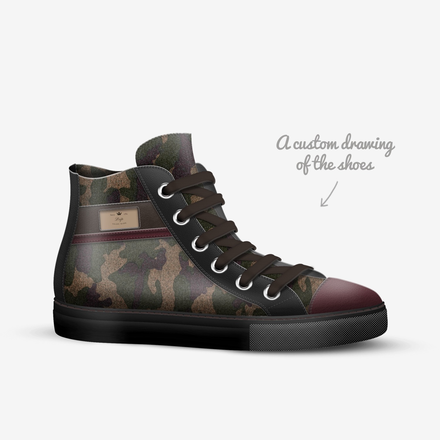 GRAM CLUB custom made in Italy shoes by Jeffery Nixon | Sketch view