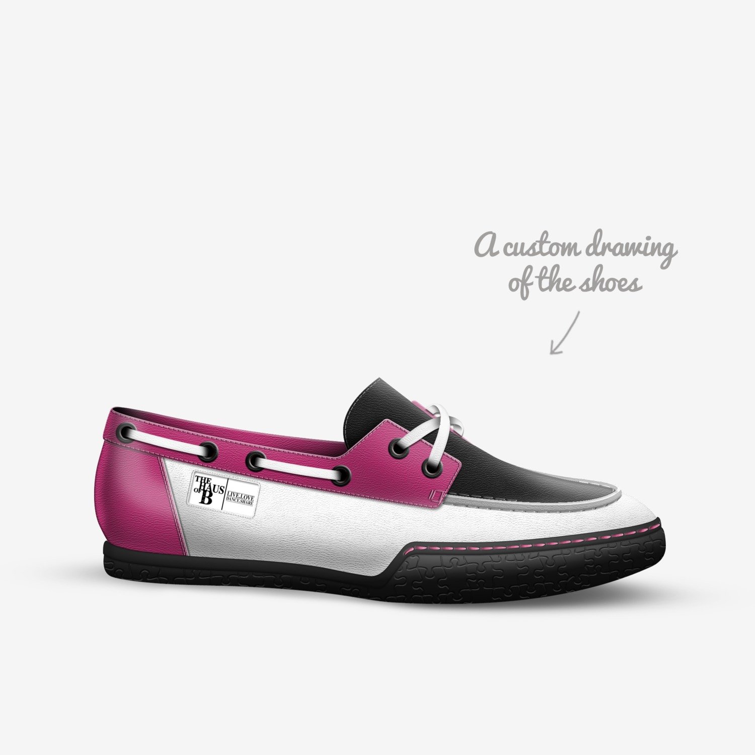 2b Footwear custom made in Italy shoes by Bradley Burnell | Sketch view