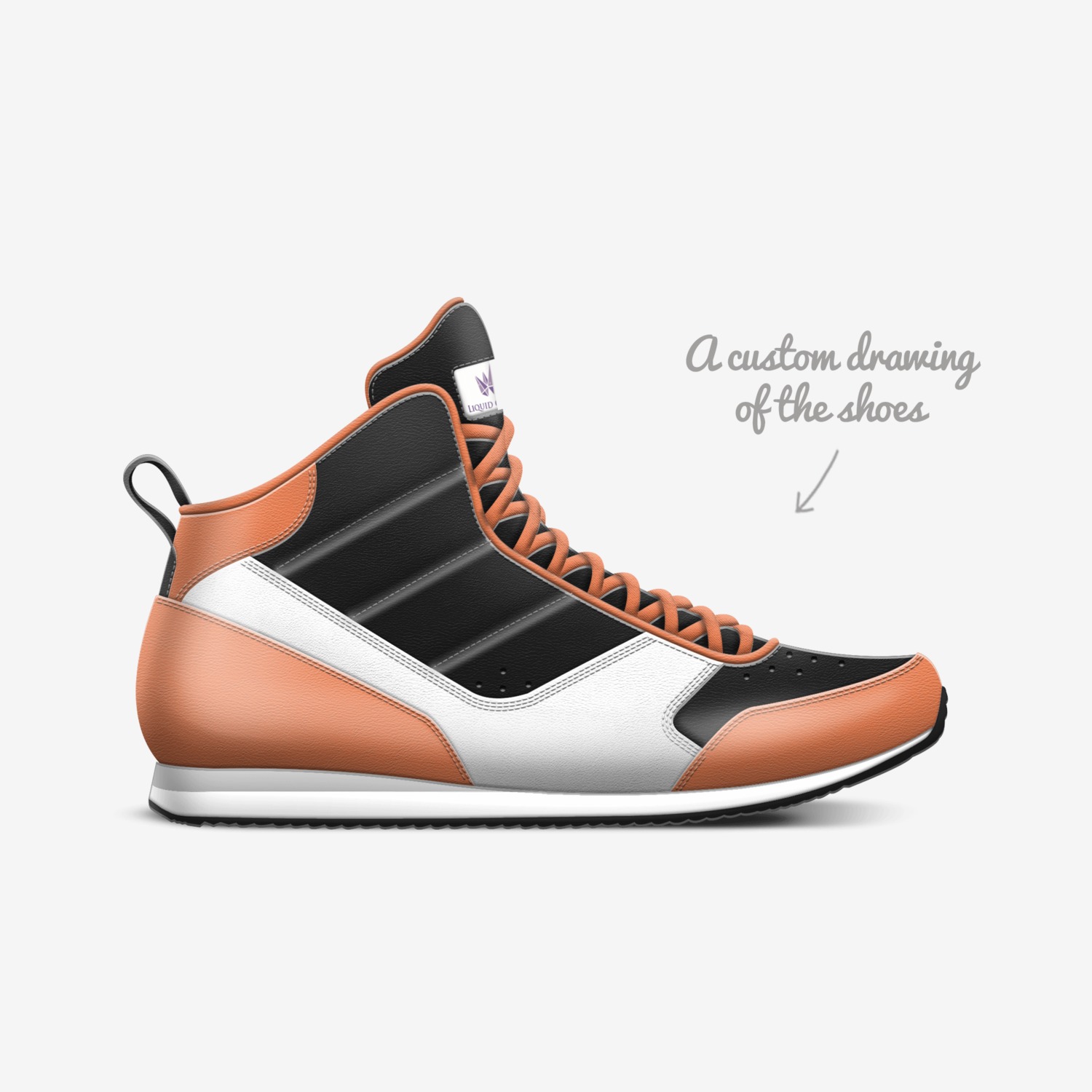 Lost custom made in Italy shoes by Eric Tkaczyk | Sketch view