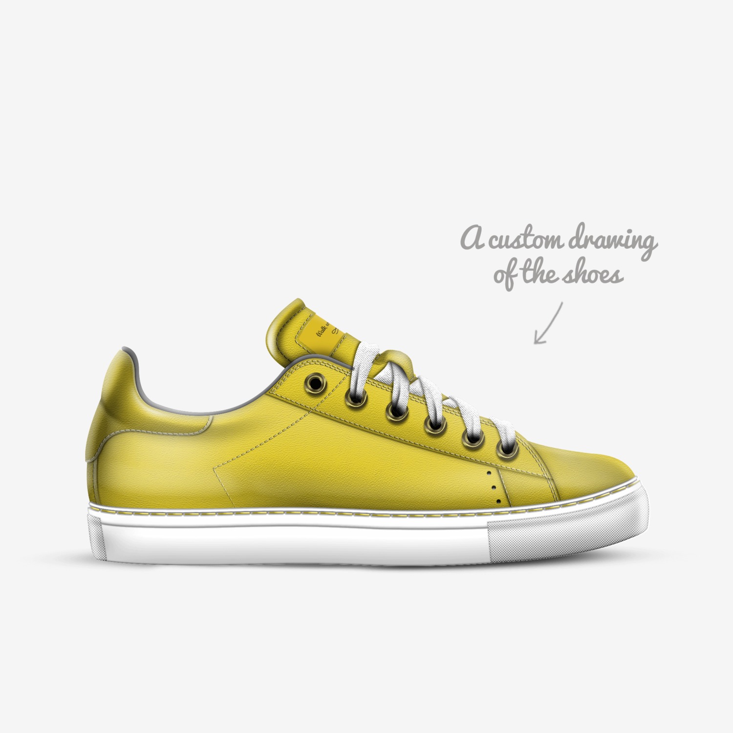 Sunshine custom made in Italy shoes by Nathaniel Johnson | Sketch view