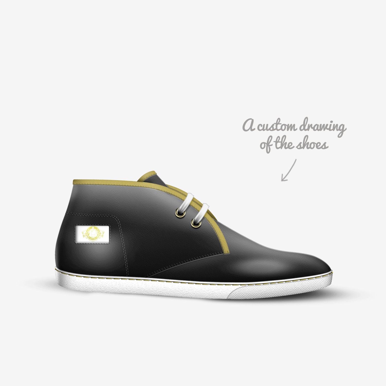 Handmade.barbers custom made in Italy shoes by Handmade.barbers | Sketch view