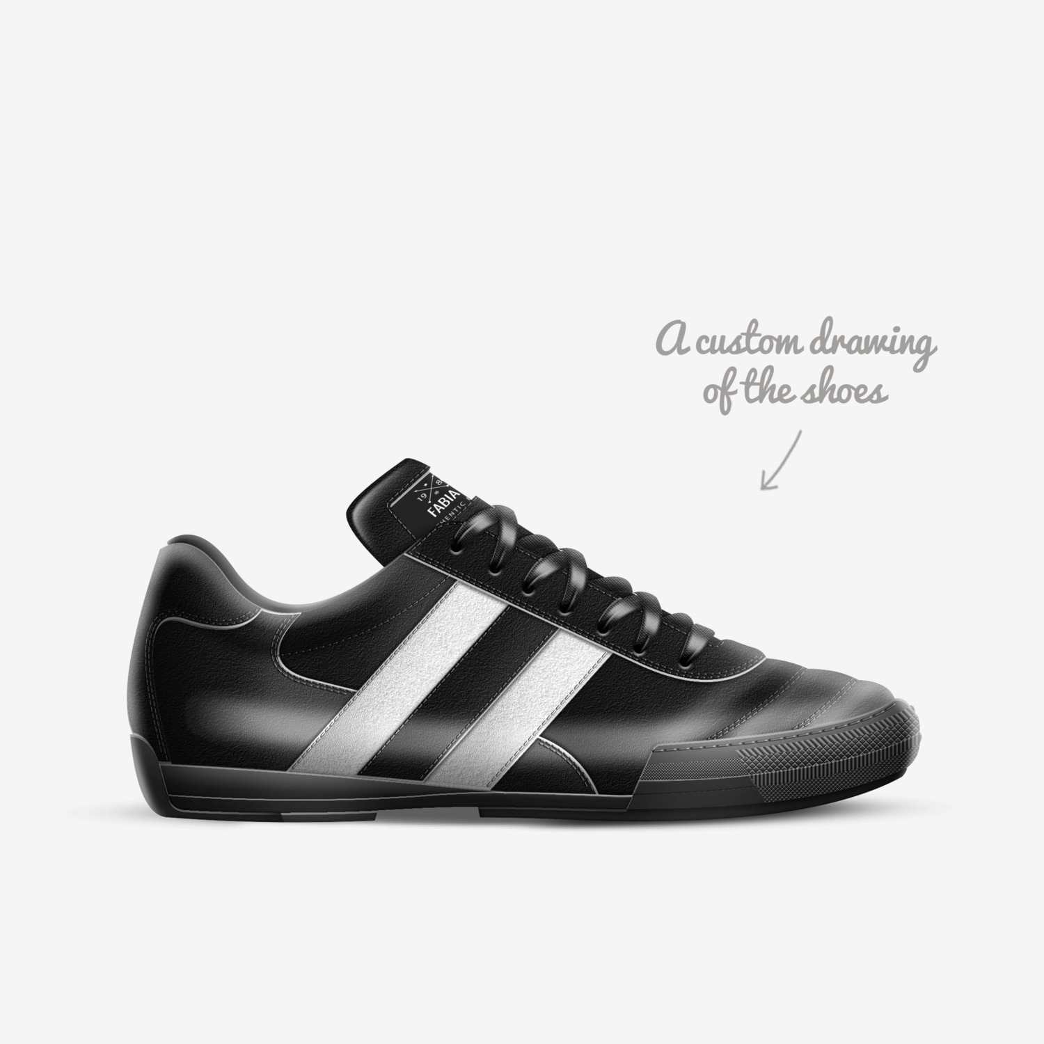 FABIAN custom made in Italy shoes by Adamay | Sketch view