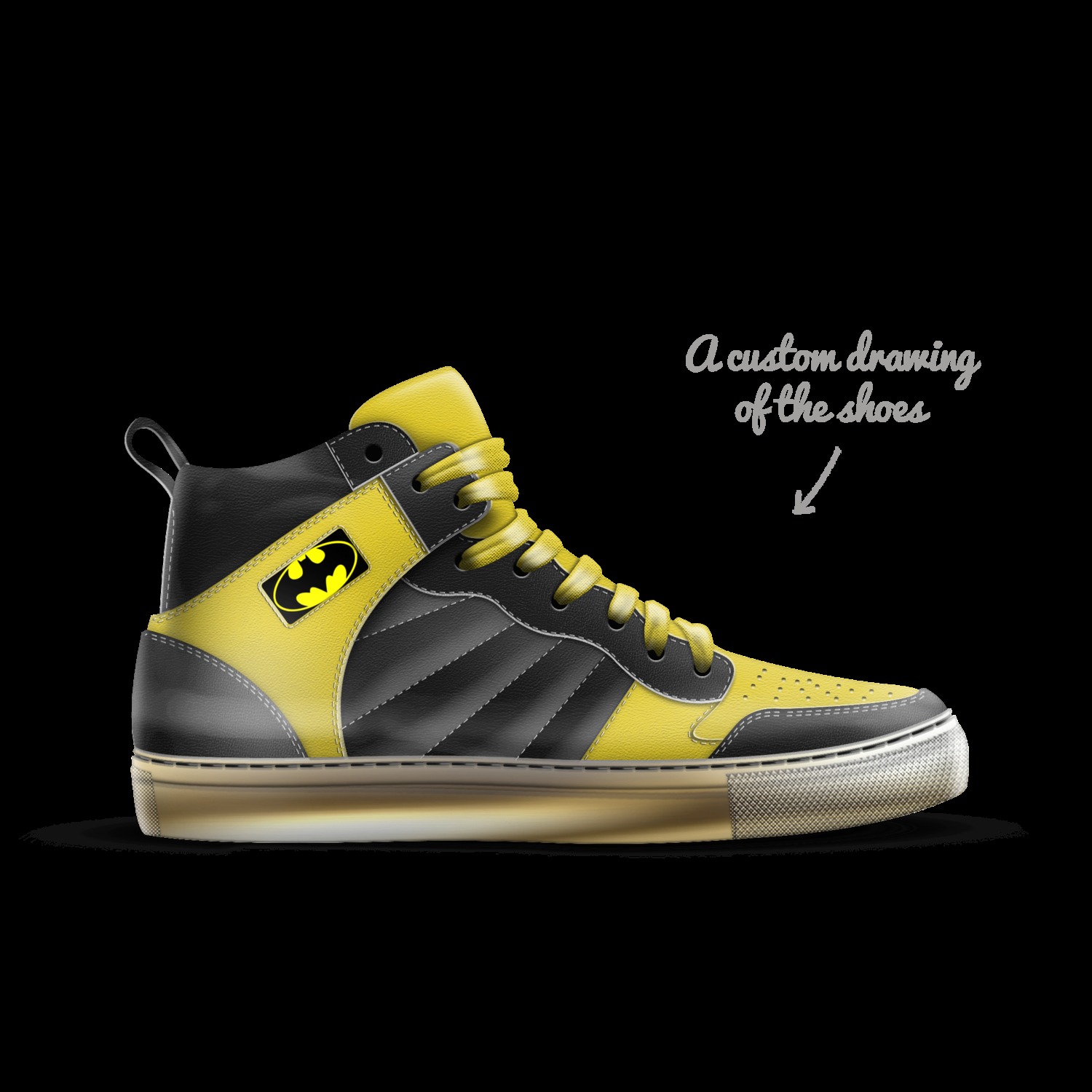 Custom Hand Painted Nike Metcon Batman & Joker Theme – B Street Shoes