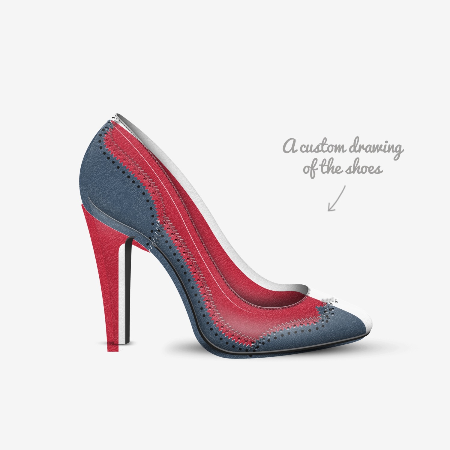PiECES FOUND  custom made in Italy shoes by Pieces Found | Sketch view