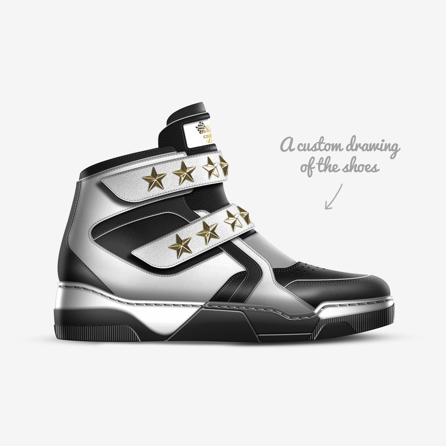 WinnersCircle  custom made in Italy shoes by Robert Wynder | Sketch view