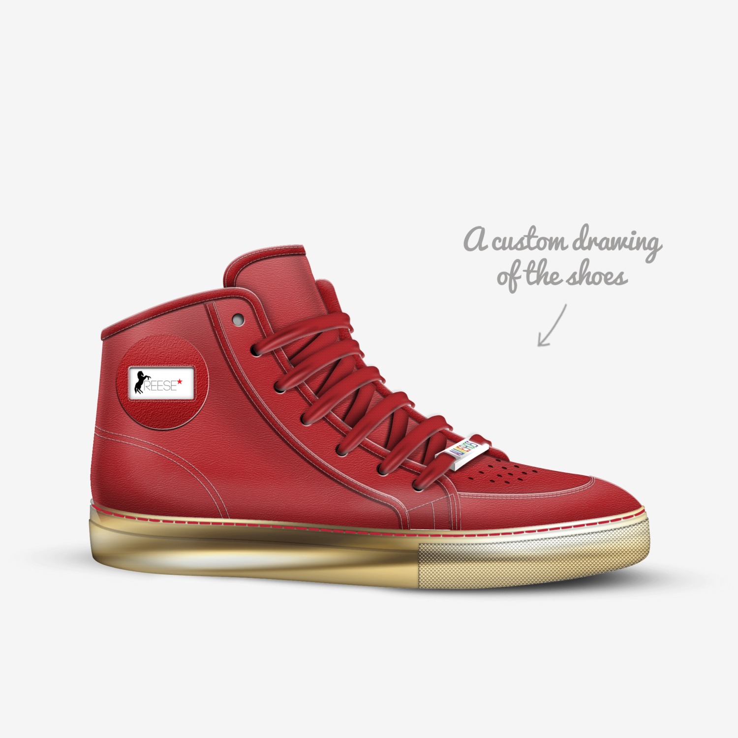 RJc custom made in Italy shoes by Maurice Joway | Sketch view