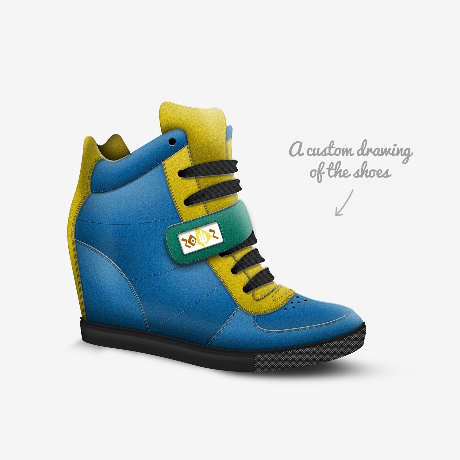 ZOYZ "Gathering men" custom made in Italy shoes by Zoya Kraus | Sketch view