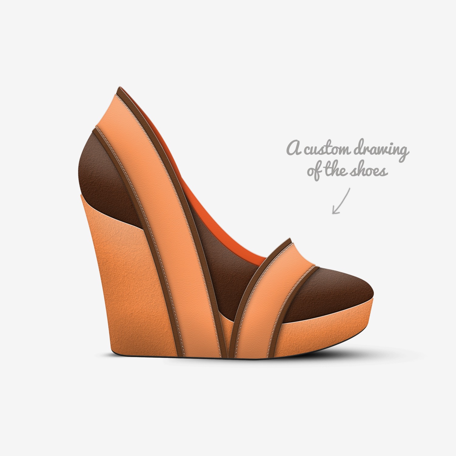 Faith custom made in Italy shoes by Faith | Sketch view