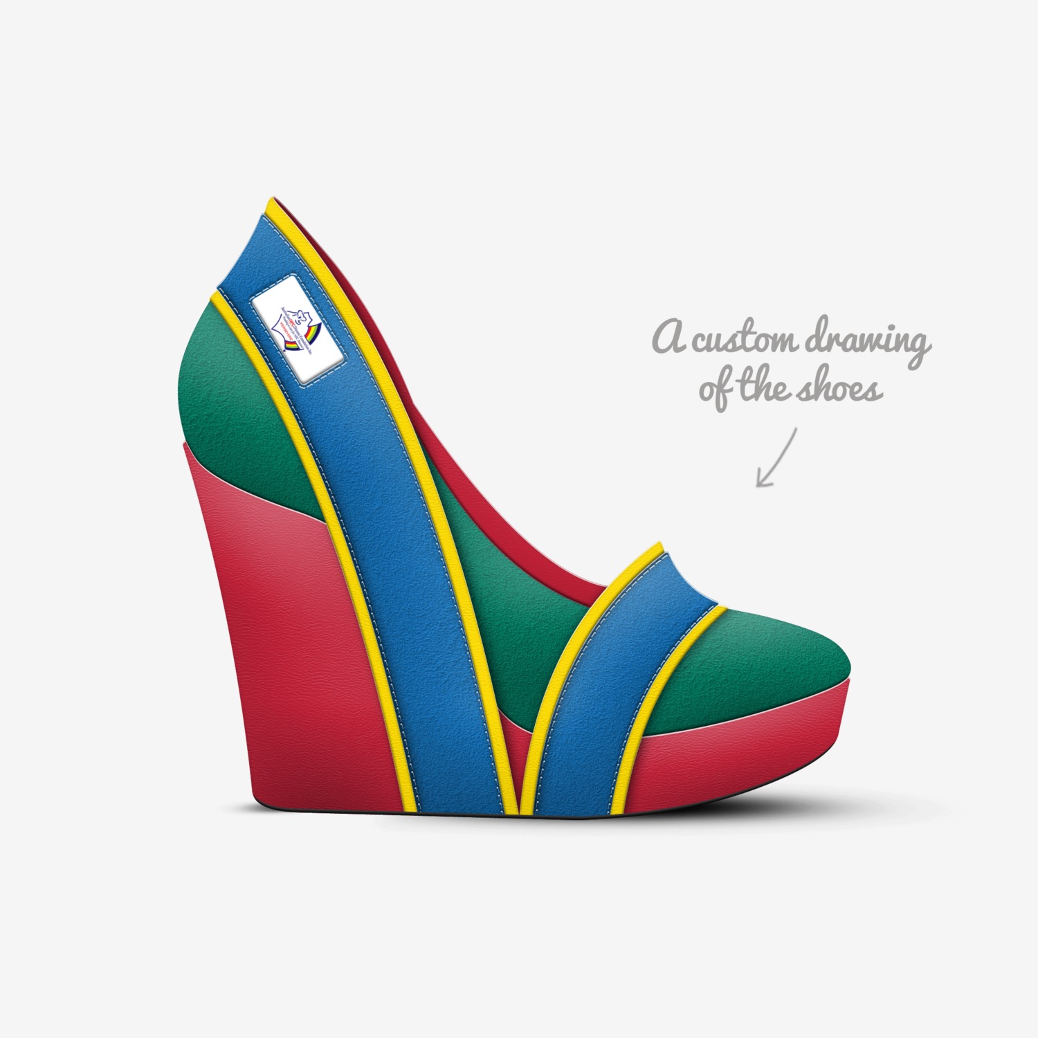 npcd design 7 custom made in Italy shoes by Reygnna Fry | Sketch view