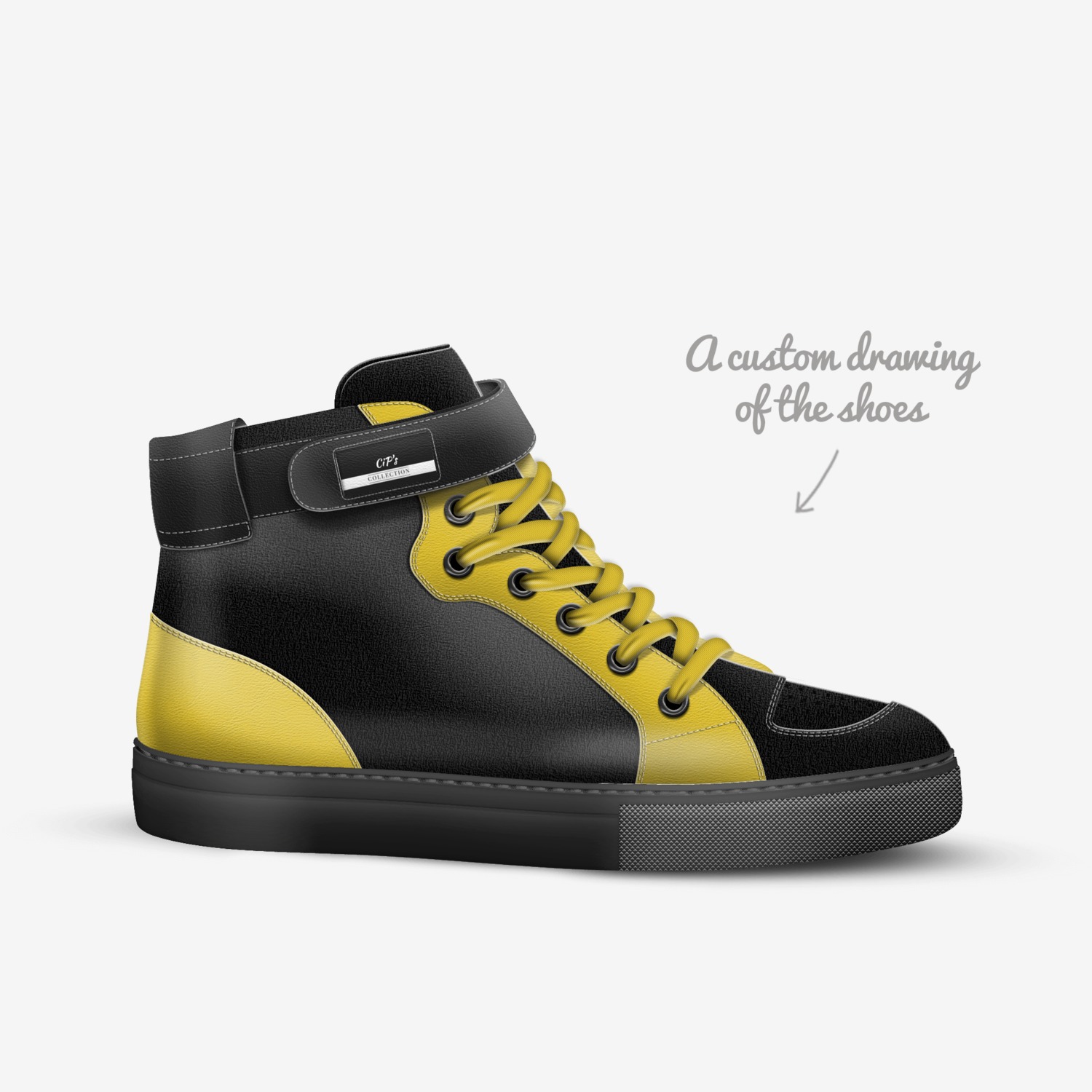 CiP's custom made in Italy shoes by John Smith | Sketch view