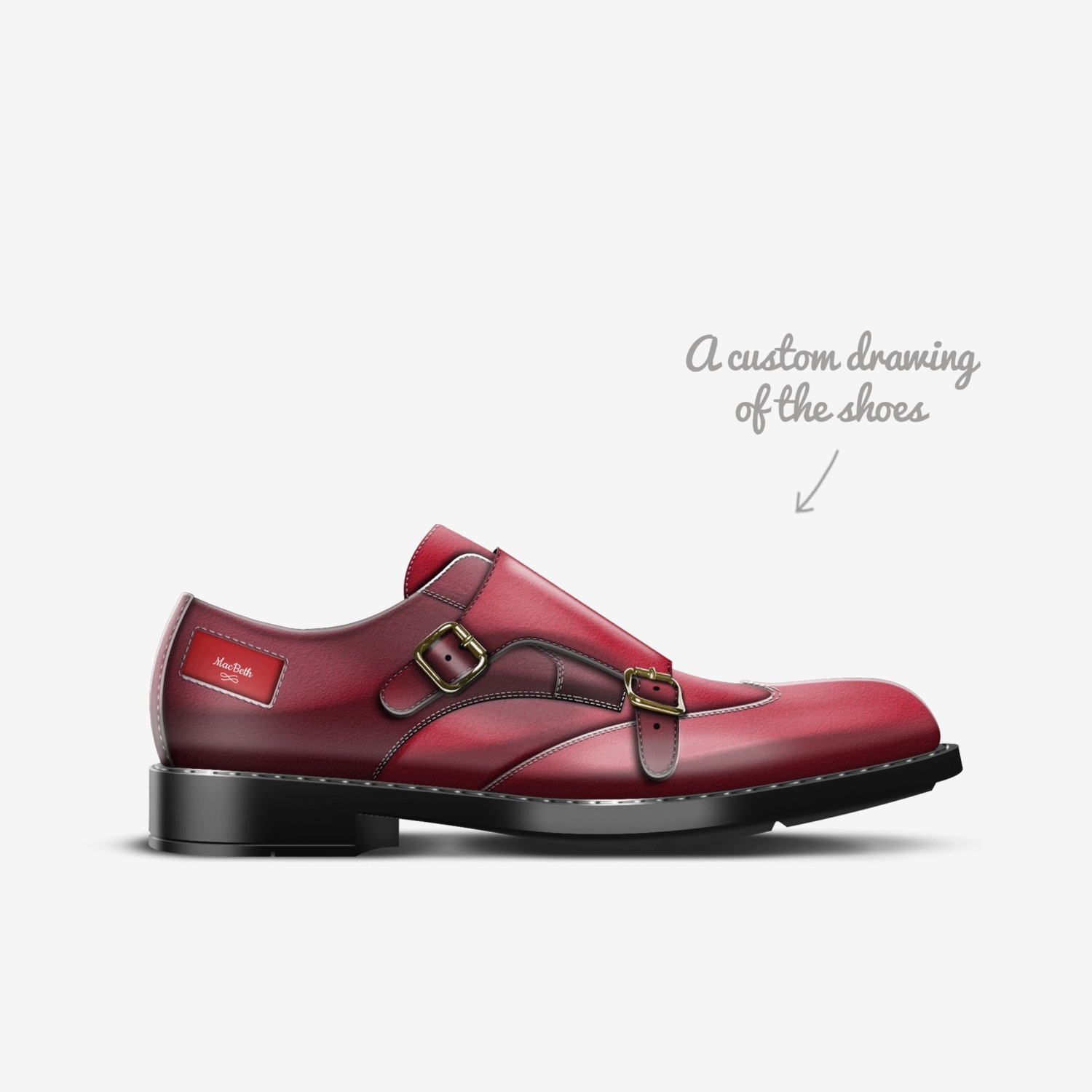 MacBeth custom made in Italy shoes by Lauretta Macbeth | Sketch view