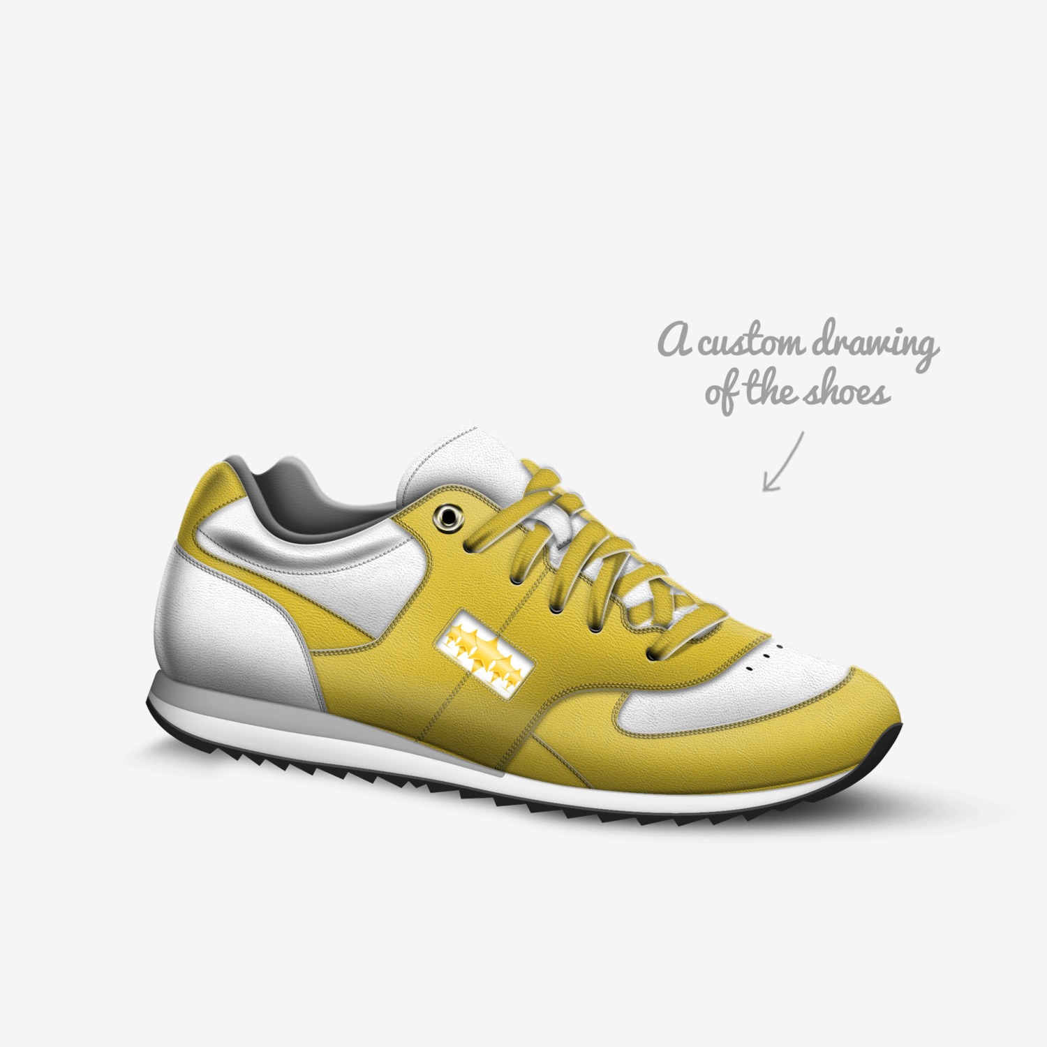 superstore custom made in Italy shoes by Nora Payeton | Sketch view