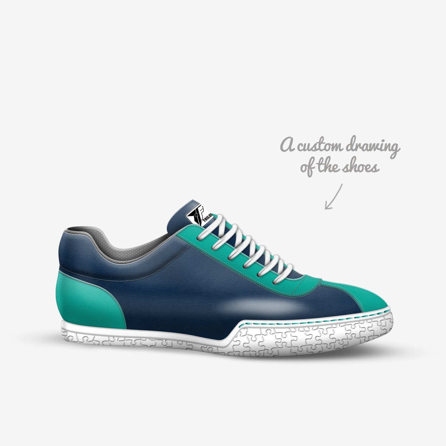 TAILOR FIT custom made in Italy shoes by Talor Fiit | Sketch view