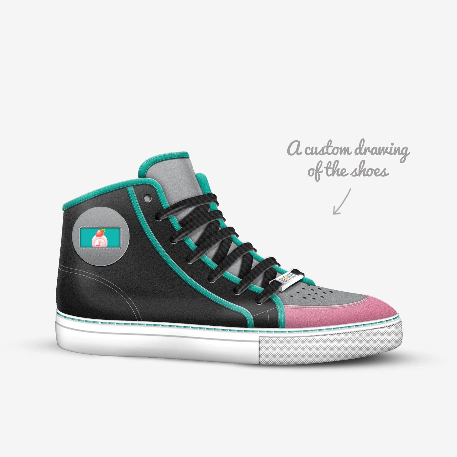 Maki custom made in Italy shoes by Nicole Purpora | Sketch view