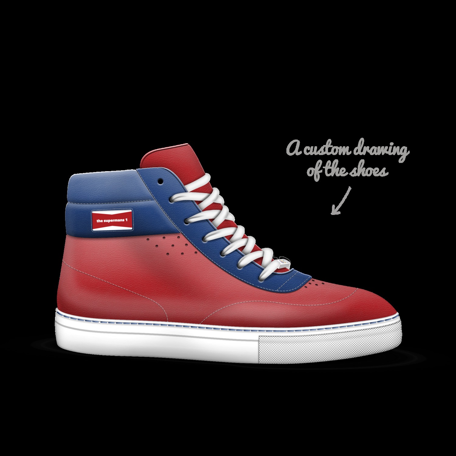 the superman 1 s A Custom Shoe concept by Shjayvion