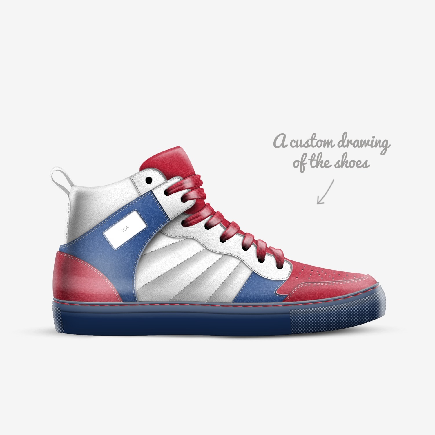 DG custom made in Italy shoes by Daniel Guillaume | Sketch view